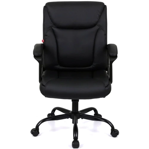 Крісло АКЛАС Лівар TILT 10002M Чорний (PU Black) (00158598): Регулювання Жорсткість гойдання, Кут нахилу сидіння, Висота сидіння
