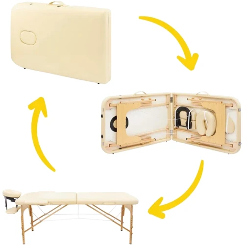Массажный стол 4FIZJO Massage Table Wood W60 Beige (TABLEW60BEIGE)