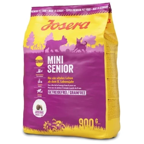 Сухой корм Josera MiniSenior для стареющих собак малых пород 0.9 кг: Тип Сухой корм