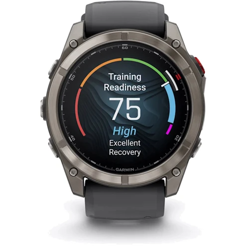 Смарт-часы Garmin Fenix 8 Pro AMOLED 51mm Sapphire Titanium with Graphite/Black Silicone Band (010-03199-11)