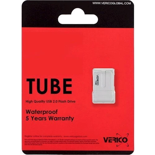 USB-флешка Verico 8GB Tube White (1UDOV-P8WE83-NN): Стандарт USB USB 2.0