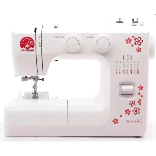 Швейная машина Janome Sakura 95: Максимальная ширина строчки, мм 5