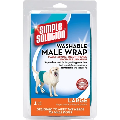 Гигиеническая подкладка-протектор Simple Solution SS Washable Male Wrap Large для кобелей большая 6 р (ss11242)
