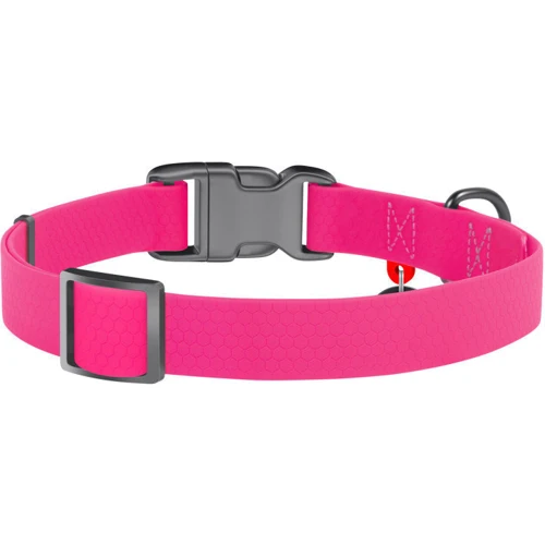 Ошейник WAUDOG Waterproof, водостойкий, пластиковая пряжка 25 мм 35-58 см розовый (27777): Производитель WAUDOG