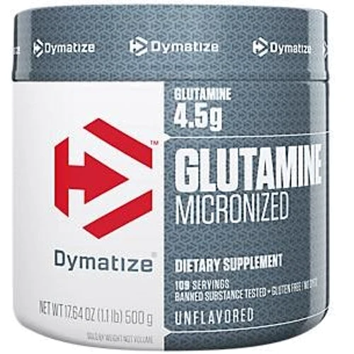 Аминокислота для спорта Dymatize Glutamine Micronized 500 g /111 servings/ Unflavored