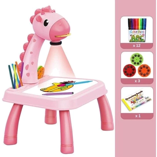 Столик для малювання Projection Painting з рожевим проектором (2021-6 A/6)