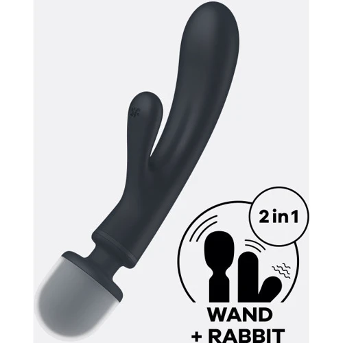 Вибратор-кролик + массажер 2в1 Satisfyer Triple Lover Gray