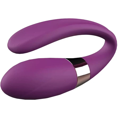 Вибромассажер для пар с пультом ДУ - Boss Series V-Vibe Purple USB 7 Function, BS6200002