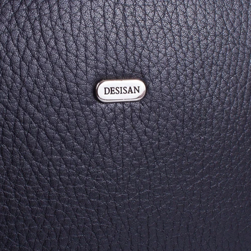Мужская борсетка Desisan черная (SHI260-01): Материал Натуральная кожа