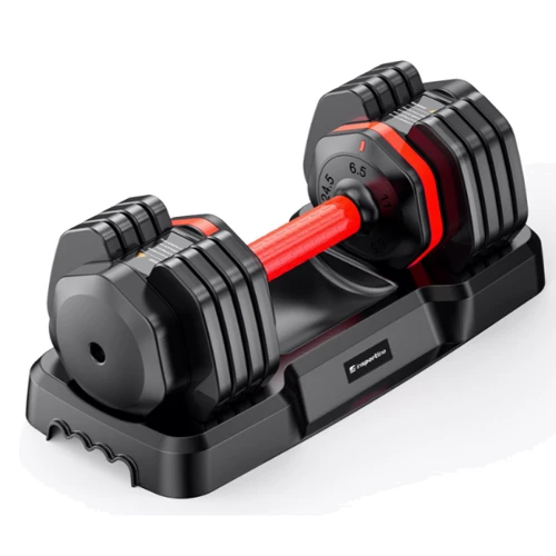 Гантель InSPORTline DuraBell 2х 6.5-24.5 кг (25786-SET): Покриття резина