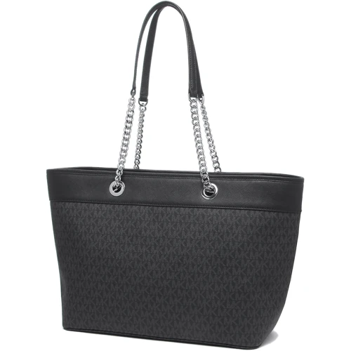 Жіноча сумка тоут Michael Kors чорна (193599230993): Матеріал Натуральна шкіра