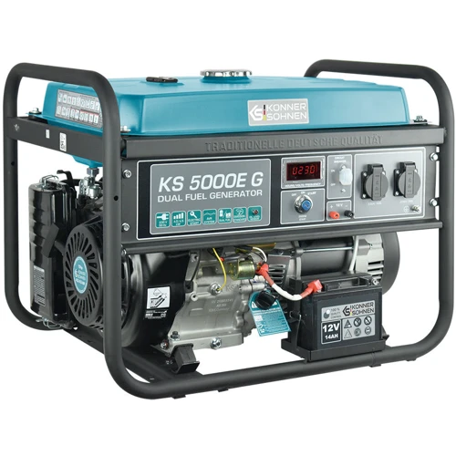 Генератор бензиновый/газовый Könner&Söhnen KS 5000E G: Тип запуска комбинированный