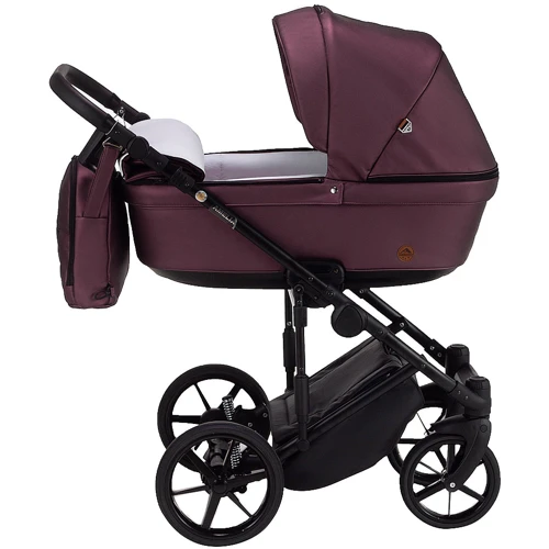 Коляска 2 в 1 Adamex Amelia шкіра 100% SM8 (624852): Можливість встановлення люльки є