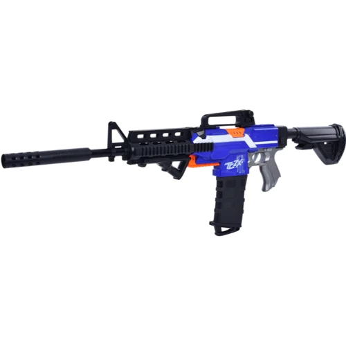 Автомат 96 см с USB-зарядкой мягкие пули-присоски 20 шт. (333): Производитель Noname