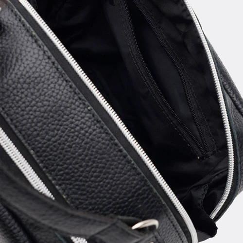 Женская сумка через плечо Ricco Grande черная (1l649bl-black): Фактура Зернистая, Матовая