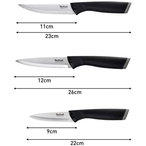 Набір кухонних ножів Tefal Essential 3 предмети (K2219455): Найменування Набор кухонных ножей 3 пр.