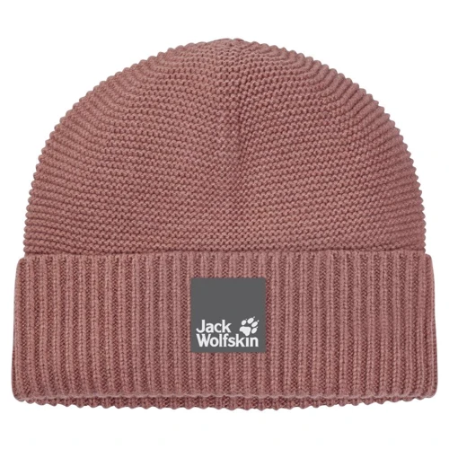 Шапка Jack Wolfskin Nature Wool Beanie рожева (1910861_3068)