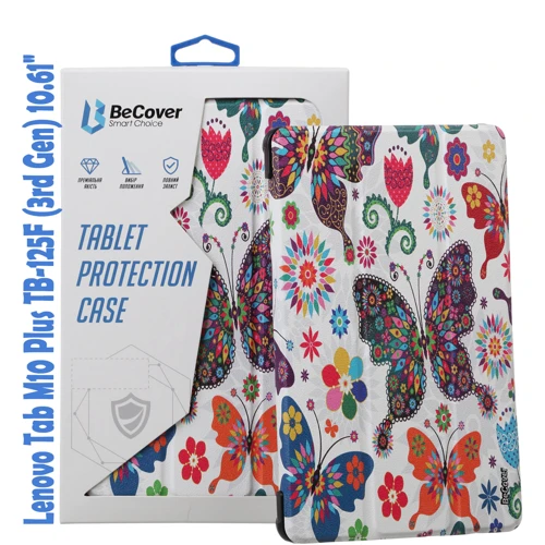 Аксесуар для планшетних ПК BeCover Smart Case Butterfly для Lenovo Tab M10 Plus TB-125F (3rd Gen)/K10 Pro TB-226 10.61" (708311)