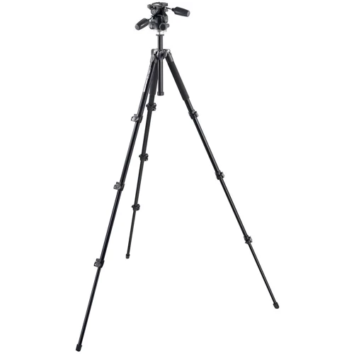Manfrotto 290 Xtra Aluminum 3-Section Tripod Kit with 3-Way Head (MK290XTA3-3W)