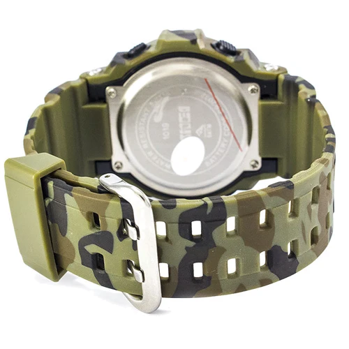 Наручний годинник Skmei 1019 Green Camouflage: Водонепроникність 5 ATM