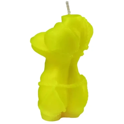 Свеча LOVE FLAME - Shibari I Yellow Fluor, CPS09-YELLOW