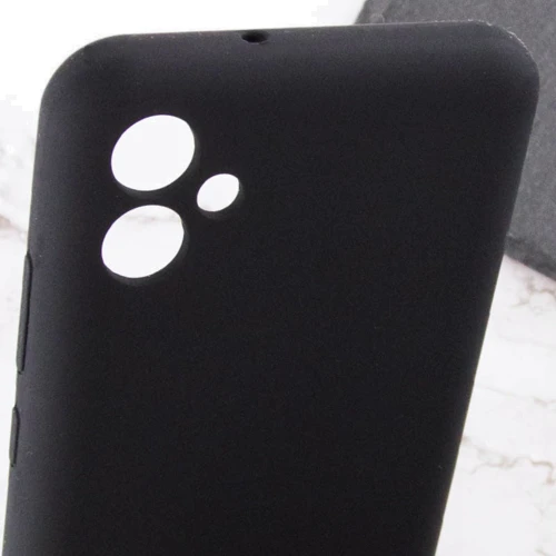 Чехол для телефонов Lakshmi Case Silicone Cover Full Camera Black for Samsung A065 Galaxy A06: Пленка в комплекте нет