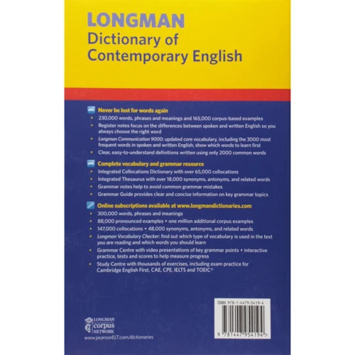 LD Contemporary English 6th ed paper NEW: Виробник Pearson Education Limited