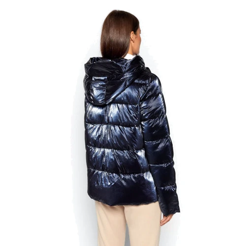 Куртка Woman Jacket Fix Hood 31K2856-M870 44 темно-синя демісезон з капюшоном: Сезон Демисезон