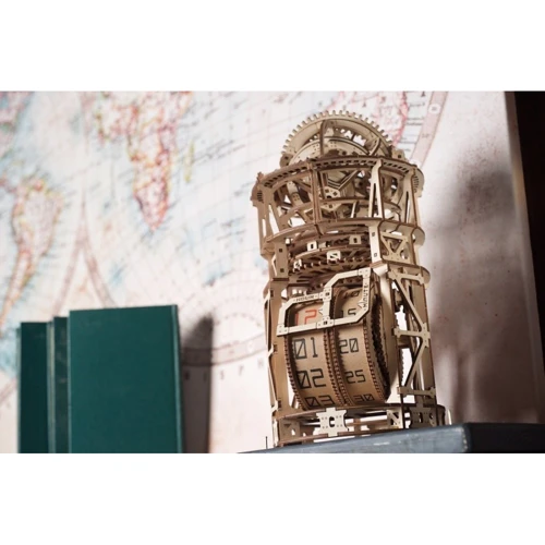 Механічний 3D пазл UGEARS Астроном настільний годинник з турбійоном (70162) фото 15