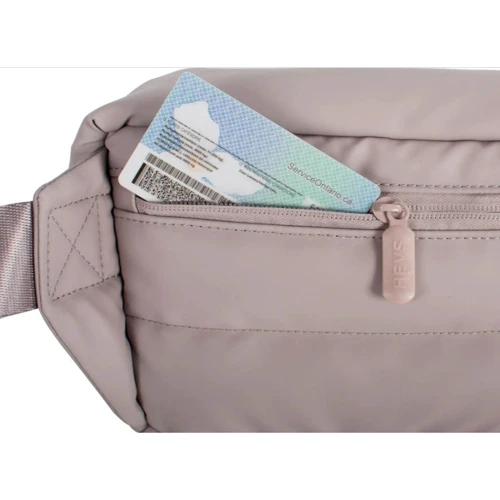 Женская сумка поясная Heys Puffer Mini Waist Bag Atmosphere бежевая (30128-0143-00): Тип ручки Поясной ремень, Без ручки