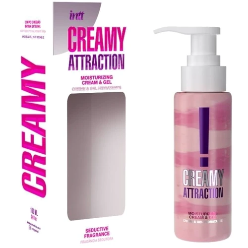 Зволожуючий крем-гель 2в1 Intt Creamy Attraction Seduction 100 мл з афродизіаком, унісекс