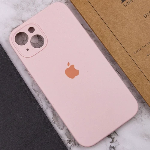 Чехол для iPhone Mobile Case Silicone Case Full Camera Protective Chalk Pink for iPhone 15 Plus: Тип аксессуара чехол