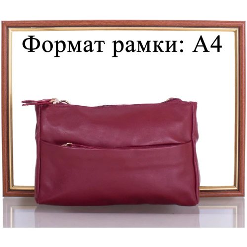 Женская сумка через плечо Amelie Galanti бордовая (A991161-red): Пол Женский