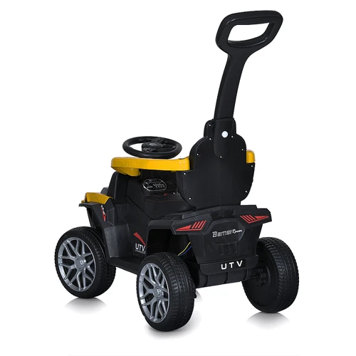 Детский электромобиль-толокар 2в1 Bambi Квадроцикл желтый (M 4803EL-6)