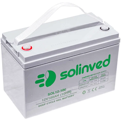Аккумуляторная батарея Solinved 12V 100Ah, GEL