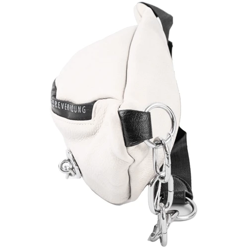 Женская поясная сумка Valiria Fashion белая (ODAXH-66001-11): Фактура Матовая, Зернистая