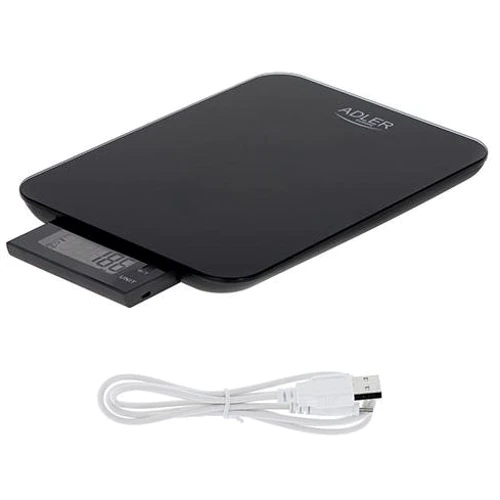 Весы кухонные Adler AD 3167 black USB