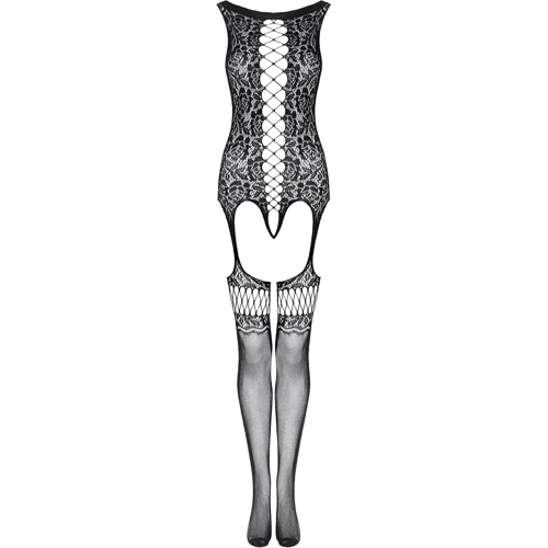 Бодистокинг Obsessive Bodystocking F236 black S/Ml/L