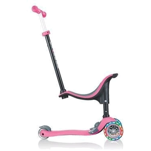 Самокат GLOBBER серии GO UP SPORTY PLUS LIGHTS 5в1 розовый, колеса с подсветкой, 20/50кг (642-110) фото 8