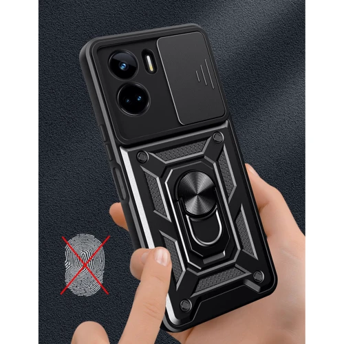 Чехол для телефонов BeCover Military Black for Honor 90 Lite (710999): Цвет черный