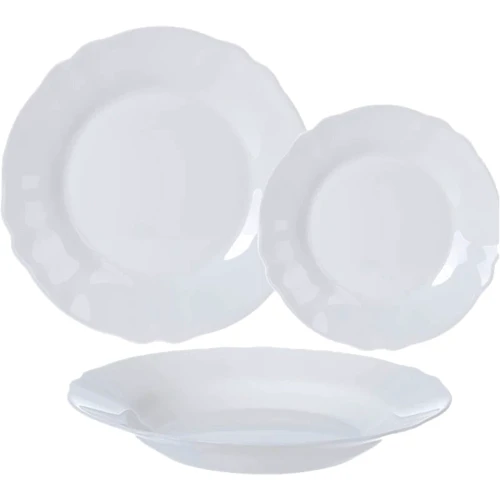Столовый сервиз Сервиз Luminarc Louis XV White 18 пр (V2940)