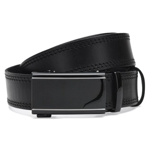 Мужской ремень Borsa Leather черный (125vgen21)