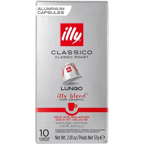 Кофе в капсулах ILLY Classico Lungo 100% Арабика 10x5.7 г (8003753158617)