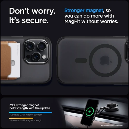 Чехол для iPhone Spigen Ultra Hybrid MagFit Frost Black (ACS06581) for iPhone 15 Pro Max: Тип аксессуара чехол