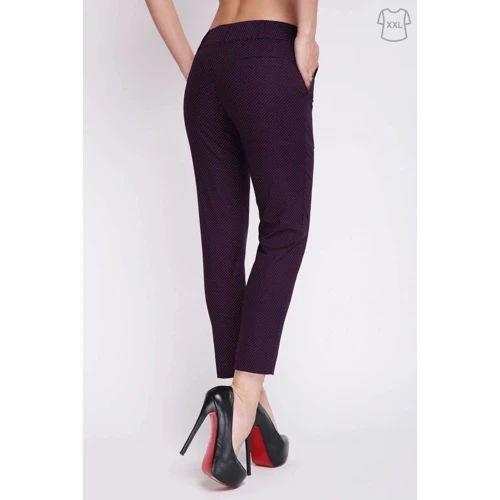 Брюки ArtStyleLeggings BRK-254D-2 56 фиолетовые: Вид Брюки