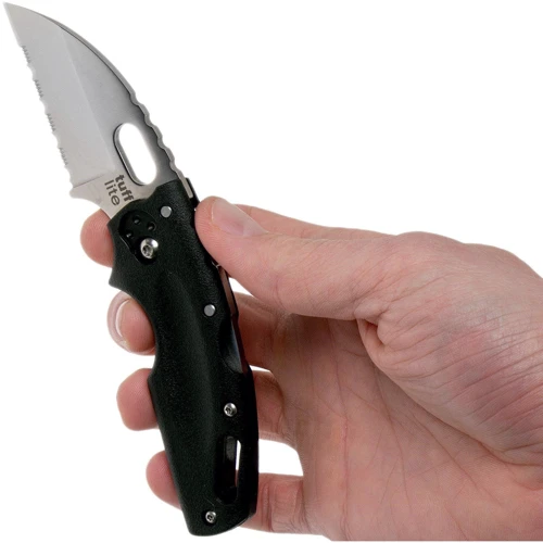 Нож Cold Steel Tuff Lite серрейтор black (1260.15.15): Тип ножа Складной