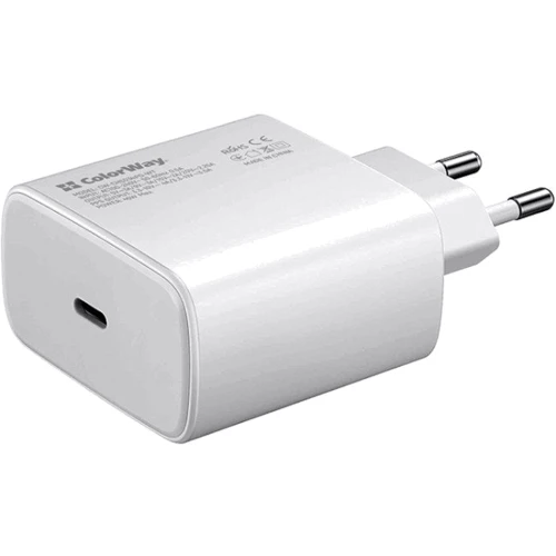 

ColorWay Wall Charger USB-C 45W Pd White (CW-CHS034PD-WT)