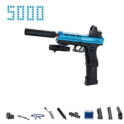 Пистолет детский на аккумуляторе с 2 режимами стрельбы (817-4)