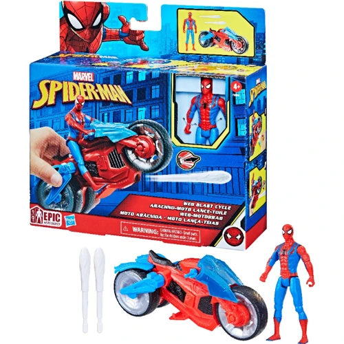 Набор HASBRO SPIDER-MAN Spider-Man SPD Транспорт Человека-Паука с фигуркой серии Человек-Паук (F6899) фото 4