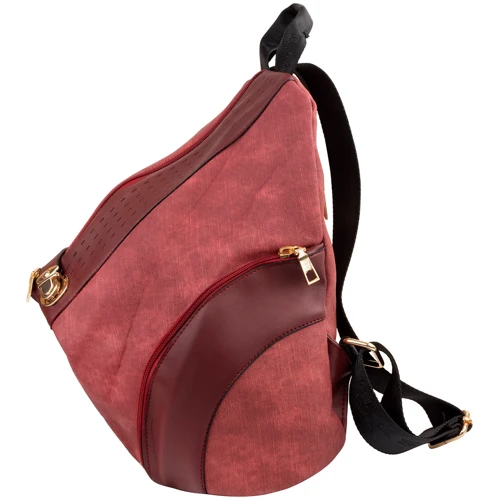 Жіночий рюкзак Valiria Fashion бордовий (3DETBQ-091-13): Застібка Блискавка
